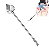 Peitschen Set für Sex Hart Metall BDSM Peitsche für Frau Sklaven SM Gerte Reitgerte für Sex Spanking Herzförmiges Paddle Edelstahl Exotic Whip Domina Bondage Bdsms Spielzeug Hart für Paare Fetisch