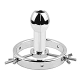 AMAZBEE Metall Anal Dilator Vaginal Dilator für die Frau Anal Treuer Spekulum SM Sexspielzeug Buttplug für Erwachsene zur Analdehnung (L)
