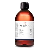 Naissance Kaltgepresstes Rizinusöl (Nr. 217) - 450ml - Kaltgepresst - für Haare, Bart, Wimpern, Augenbrauen, Haut, Gesicht