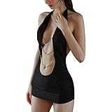 SKFLABOOF Erotische Dessous Set Reizwäsche Sexy Kleid Damen Erotiek Wäsche für Frauen Sex Kinky Outfit Woman Straps Leder Dessous