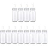 Abaodam 12 Stk Nuckelflasche Muttermilch Babyflasche Plastik Säuglingsflaschen plastikflasche kunststoffflasche neugeborene milchflasche Säuglingsnahrungsflasche Einweg pp Flasche
