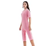 Comfort & Care Apparel Bodyoverall mit Bein- & Rückenreißverschluss | Hemd | Pyjama | Kurzarm | Pflegeoverall | Größe S M L XL 2XL 3XL