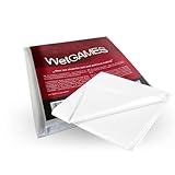 JOYDIVISION SexMAX WetGAMES Laken weiß I Bettlaken 180 x 220 cm I PVC Laken für Partnerspiele & Massagen I Nässeschutz für Bett I waschbar bis 30°C I Bed Sheets waterproof