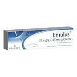 Emulus 25 mg/g + 25 mg/g Creme: Betäubungscreme mit Lidocain und Prilocain zur lokalen Betäubung der Haut bei schmerzhaften Behandlungen, 30 g Creme