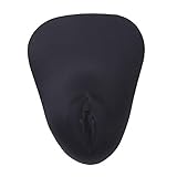 Freebily Herren Crossdresser Shaping Unterwäsche Slip Auflage Penis verstecken Pad Gaff Transgender Panty Fake Vagina Kamel Toe Panty Cosplay Crossdress Höschen Schwarz A One Size