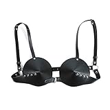 Sexy Kleidung Damen Für Sexy Heiße Dessous Für Frauen-Appeal Flirts Lederbekleidungs-Leistungsgürtel Der sexy Unterwäsche- Super Stage Damen Reizwäsche Für Sexy Lingerie for Women (Black, One Size)