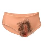 Fake Vagina Slip Hose Höschen Silikon Crossdresser Höschen Transgender Kleidung Sissy Kleidung für Crossdresser Kleidung für Männer Crossdressing Bodysuit Ganzkörper mit Camel Toe Slip Unterhose