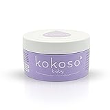 Kokoso Baby Bio Kokosöl - feuchtigkeitsspendendes 100% natürliches Babyöl für Babymassage, trockene, empfindliche und normale Babyhaut - 168 g