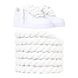 Rope laces 10mm, Seilschnürsenkel für Air Force 1, 10mm 150cm und 6 Farben zur Verfügung, Seilschnürsenkel dick, twisted shoe laces für Turnschuhe, thick rope laces, shoe laces, fat laces