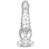 24 CM Monster Dildo Groß,Fantasy Tentakel Knot Dildo Transparent Mit Saugnapf, Sex Spielzeug Für Die Frau Männer Und Paare