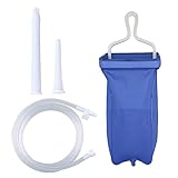 TopQuaFocus Klistierbeutel-Set für die Darmreinigung, tragbar, Zuhause, Kaffee, Reise, Klistierbeutel für die Darmreinigung, 4,59 FT, Schlauch-Klistier-Set, 2 l(2000ML)