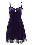 DINGJIUYAN B08W2FVWXH, 01-lace dress purple, X-Large