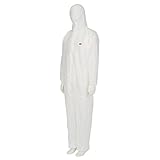 3M Herren Disposable jumpsuit Wit 3M Schutzanzug 4500 wei Gr L Kategorie I, Weiß, L EU