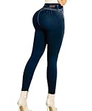 ARANZA Hohe Taille Skinny Butt Lifting Jeans Kolumbianische Stretch Jeans für Frauen - Blau - 47