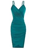 GRACE KARIN Etuikleider Knielang Vintage Kleid sexy Rockabilly Kleider CL1151-12 L