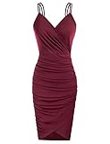 GRACE KARIN rot Kleid Elegante Kleider Business festkleid Damen Rockabilly Kleid CL1151-2 XL