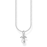 Thomas Sabo Damen Halskette Schnuller silber 925 Sterlingsilber, 38-45 cm Länge