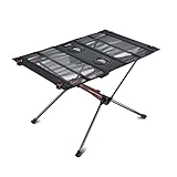 Tentock Ultraleichter Camping Tisch Klapptisch Aluminium Leicht Stabil Campingtisch Tragfähigkeit bis zu 30 kg Camping Zelten Wandern Reisen Picknick für Indoor (Klapptisch)