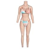 KUMIHO Silikon brüste 9-Point Bodysuit Brustformen Brustprothese für Crossdresser Drag Queen Transgender C Cup Elfenbein