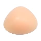 FESVINA Triangel-Silikon-Brustform, konkaver BH-Verstärker-Einsatz für Mastektomie, Prothese, Crossdresser, beige, C Cup (400g/piece)