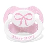 LittleForBig Großer Saugerschild Bedruckter Schnuller der Generation II in Erwachsenengröße Sissy Baby Muster