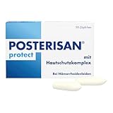 Posterisan protect 60 mg Zäpfchen mit Hautschutzkomplex: Zur Linderung leichter Hämorrhoiden-Beschwerden und Schutz vor Reizungen, 20 Stück