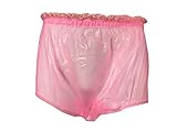 Haian ABDL Slip, Kunststoff, transparent, Größe L, Pink