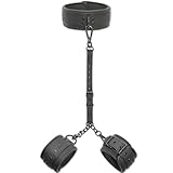 DaniChou® 3in1 Bondage Set mit Halsband & Handfesseln, Premium SM Spielzeug für Paare, Bondageset, Handschellen, BDSM Halsband, Fesseln, Sexspielzeug für Paare, Sex Toys erotisch