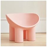 MESCXTY Kreativer Stuhl, Elefantenhocker, Einzelstuhl, Freizeit-Sofa-Stuhl, schlichter, kreativer Freizeit-Hocker, geeignet für Wohnzimmer, Schlafzimmer und Arbeitszimmer (Rosa)
