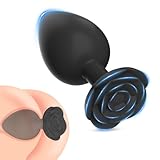 AMZII Silikon Analplug für Männer Frauen Anfänger,Neu Blume Buttplug Dildos Sex Spielzeug Beide,Anal Plug Anal Dildo Analkugeln Anal Toy Butt Plug Analspielzeuge,Diloschwanz Analdilos Herren (L)