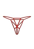 Teyli Damen Ouvert Tanga - Tanga String mit Streifen - String Tanga für die mutige Frau - Strings Damen