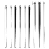 GXGM 9 Pcs Piercing Taper Insertion Chirurgenstahl 14G 16G 18G für Ohr/Nase/Lippe/Bauch/Nippel/Zunge Piercing Tool Body Stretching Piercings Kit Assistant Tool