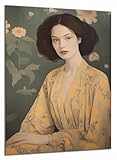 DARO Design - Wand-Bild Abstrakt Frau auf 6mm HDF 30x20 cm - Wand-Deko Bilder Geschenk