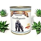 Frittierter Gorillapenis Gorilla Penis aus der Dose Scherzarktikel, Lustige Geschenkidee, Party-Brüller, Spaßgeschenk, Halloween, 1 April Geburtstagsgeschenk