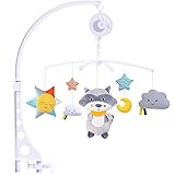 Frasheng Mobile Baby Bettglocke,Baby Musical Mobiles,Rotierende Nachttischglocke mit Spieluhr,Baby Musical Cot Mobile,for Newborn Infant Toddler,für Babys Jungen Mädchen Kleinkinder,Mehrfarbig