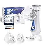 IEA Medical Inhalationsgerät, Inhalator, Vernebler, Inhaliergerät Kinder, Inhaliergeräte für Erwachsene, Inhalator Erwachsene, mobiles Inhalationsgerät