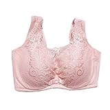 BaronHong Wireless-BH für künstliche Brüste Brust-Crossdresser-Mastektomie aus Silikon; Breiter Schultergurt (pink, 80A)