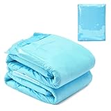 LittleForBig Verstellbare Klebestreifen Erwachsenen Windeln 2 Stück - ABDry Ultra Saugfähige Windeln Blau (Medium 71-96 cm)
