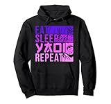 Eat Sleep Yaoi Repeat Fujoshi Anime Boy Gay Manga Pullover Hoodie