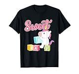 ABDL Sweet AB DL Adult Windel Einhorn Baby Blocks Ageplay T-Shirt