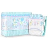 LittleForBig Verstellbarer Klettverschluss Erwachsenen Gedruckten Windeln 10 Stück - Baby Parade (Large 91-121 CM)