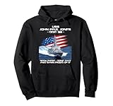 USS John Paul Jones DDG-32 Zerstörerschiff, US-Flagge, Veteran Pullover Hoodie