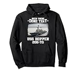 USS Hopper DDG-70 Veteranentag Vatertagsgeschenk Pullover Hoodie