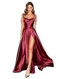 Babyonline D.R.E.S.S. Abendkleid, lang, große Größe, Schlitz, sexy, rückenfrei, schick, elegant, Galakleid