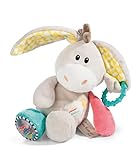 My First NICI Activity Kuscheltier Esel Muli – Spielzeug für Babys und Kleinkinder ab 3 Monaten zum Kuscheln und Fördern