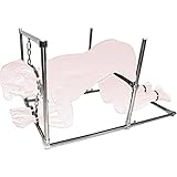 Honeylust Starrer Metall Bodenpranger - BDSM Fesselstange mit Handfessel, Fußfessel und Halsfessel - Erotik Bondage Sexspielzeug - Fetisch Sexmöbel (Damen)