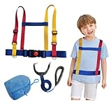Laufgeschirr für ältere Kinder mit Schnellgriff/Handgelenkschlaufe und kleiner Aufbewahrungstasche, Sicherheitsgeschirr für Autismus/ADHS spezielle Bedürfnisse, Anti-Verlust-Kinderreisegurt