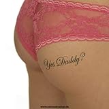 2 x Daddy's Card - Princess, Yes Daddy, Property of Daddy - Temporary Fetish Daddy's Girl Tattoo Set (2)