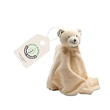 Cute Since 1999 Baby Schnuffeltuch & Kuscheltier ab 0 Monate - Bär Schmusetuch für Junge & Mädchen - Sachen & Geschenk für Neugeborene - Bio Tier Kuscheltuch & Schnüffeltücher - 35 x 35 cm