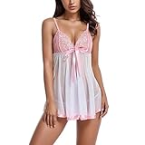 Hauetro Reizwäsche Harness Damen Oberkörper Swinger-Club Sexy Dessous Unterwäsche Outfit für Netzoberteil Gothic Kleidung Kinky-Outfit Sissy Set Desouses Frauen Festival Rave Frau